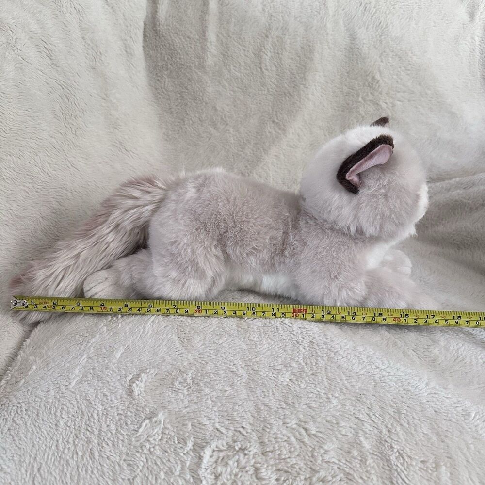 Cu-Mate Ragdoll Kitty Cat Plush Persian Siamese Realistic Stuffed Animal 14" - Picture 6 of 6